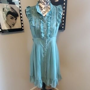 Vintage inspired chiffon dress